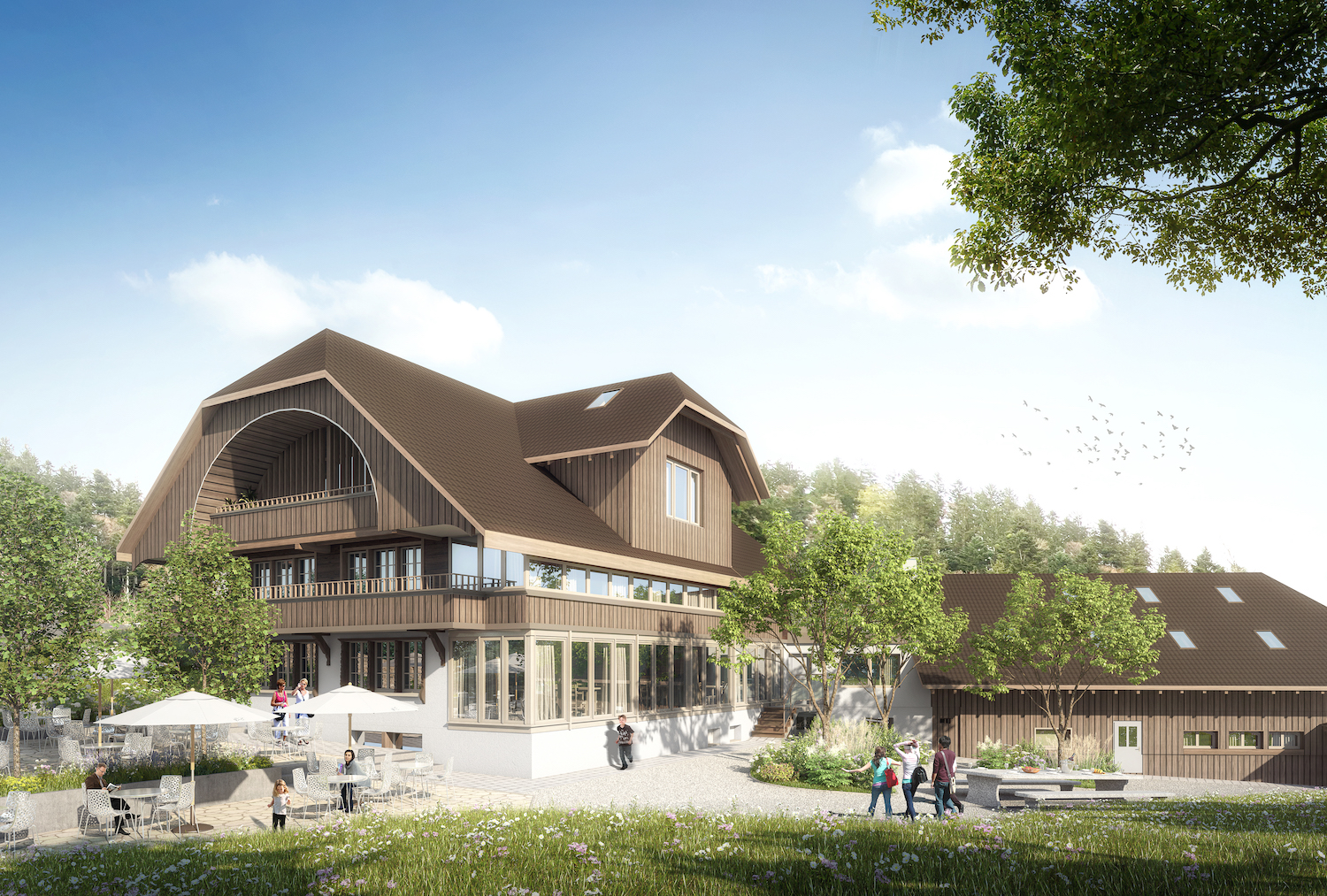 Visualisierung Hof Back