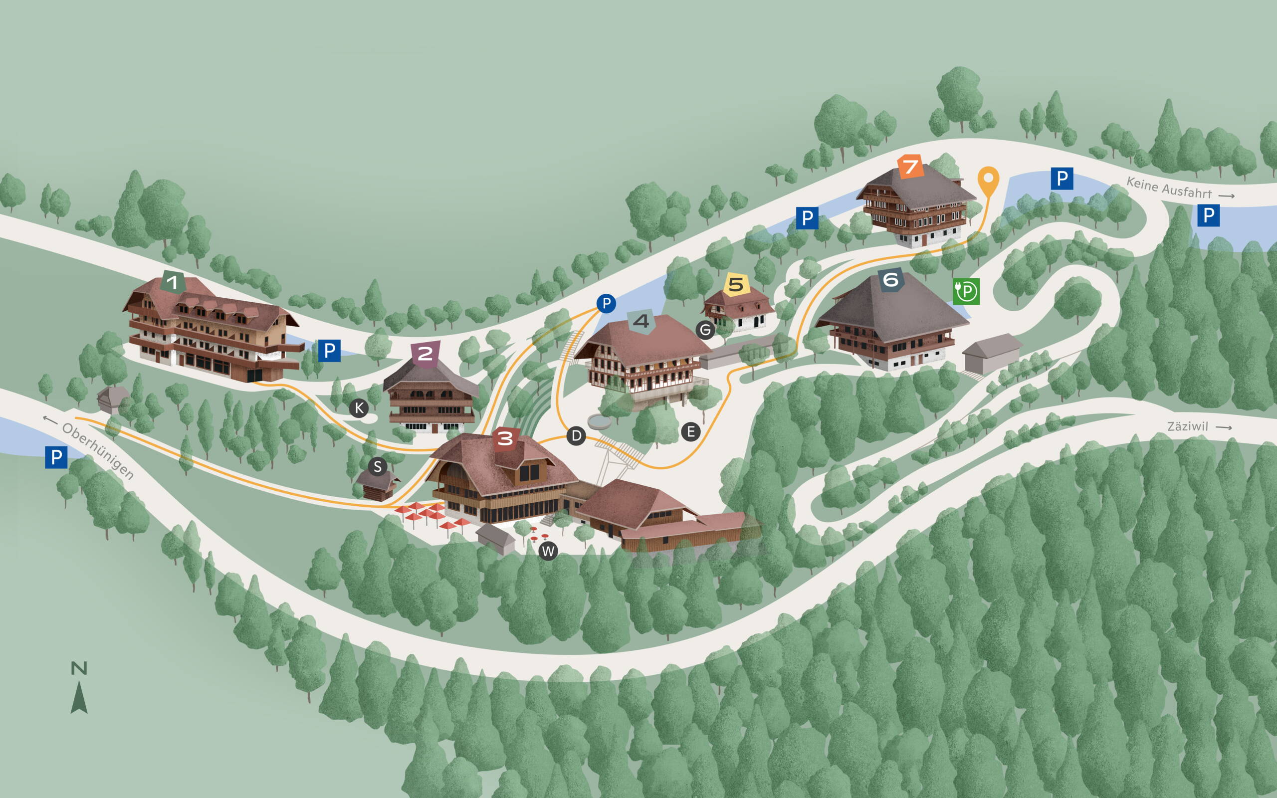 Lageplan Appenberg Lageplan Appenberg